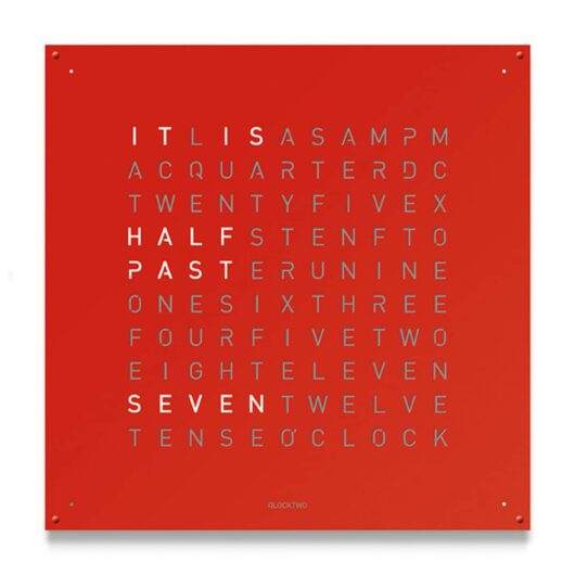 LARGE Stainless Steel Red Pepper Wall Clock 90cm