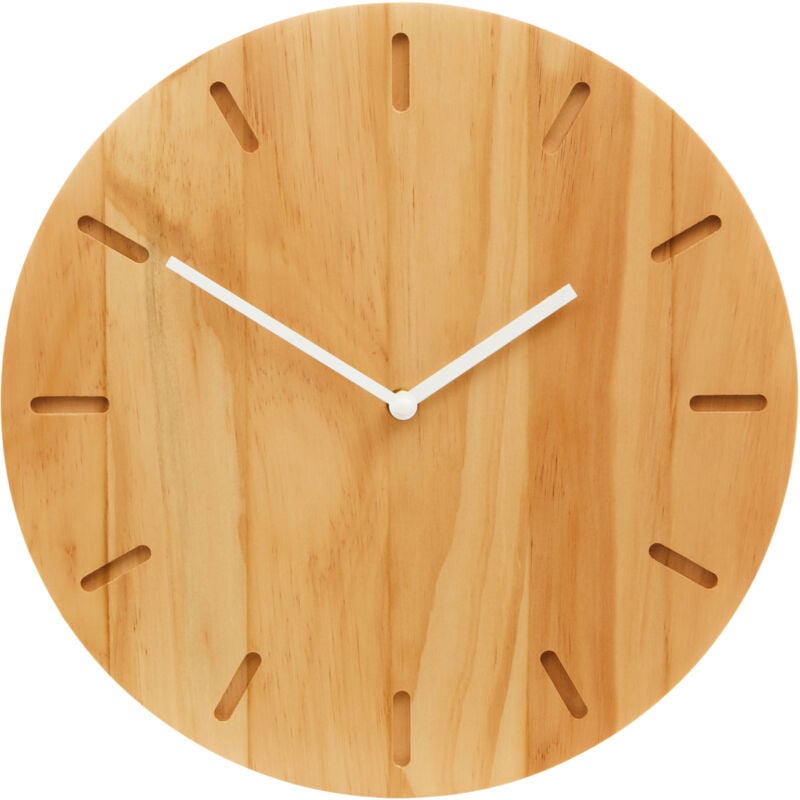 Premier Housewares - Vitus Natural Wood Effect Wall Clock