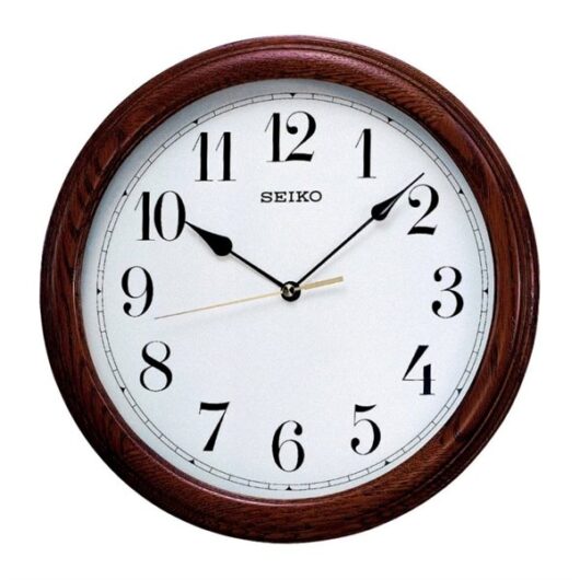 Seiko QXA153B Wooden Wall Clock - C57169