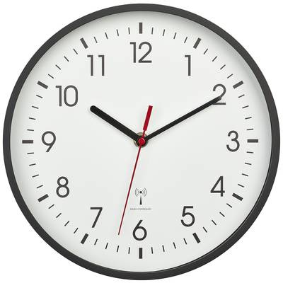 TFA Dostmann 60.3550.01 Radio Wall clock 24.5 cm x 4.2 cm Black