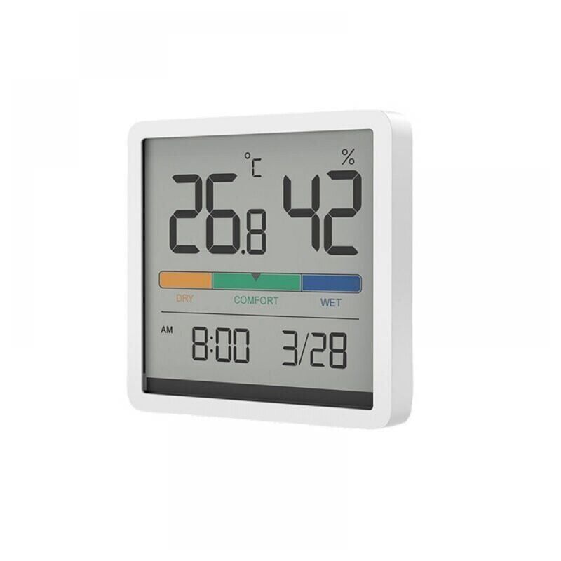 Ymyny - White) Indoor Hygrometer Thermometer, Digital Table Thermometer with Temperature and Humidity Monitor, Room Thermometer with Precise Humidity
