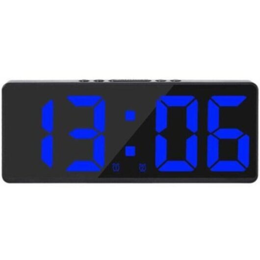 Large Smart Digital Wall Clock with APP Control for Time/Date/Sound Trigger and Countdown Timer Function, Continuous Brightness and Volume Alarm with