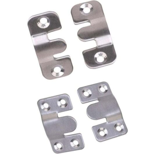 Picture frame hooks, furniture connectors, recessed frame fixings, sofa brackets, furniture connectors. Suitable for artwork frames, posters, bedside