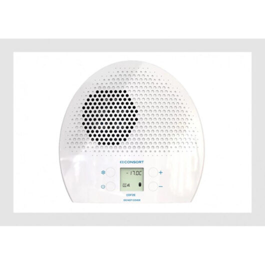 CONSORT CLAUDGEN DF2E Wall-Mounted Downflow Fan Heater with Digital Thermostat and 7-Day Timer