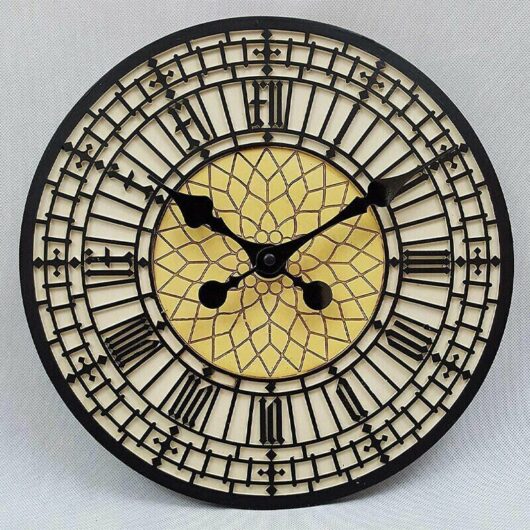 Large Clock 30cm Vintage Retro Style Clock Big Ben Face Indoor Outdoor Garden Clock