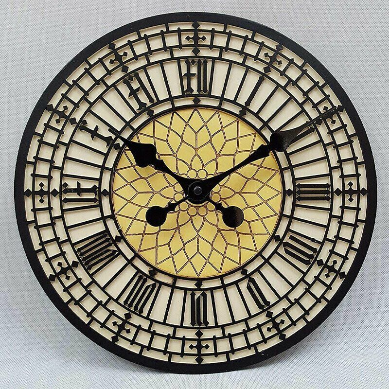 Large Clock 30cm Vintage Retro Style Clock Big Ben Face Indoor Outdoor Garden Clock