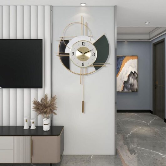 Modern Design Wall Clock, Silent Wall Clocks, Nordic Style Decorative Large Creative Minimalist Wall Clock