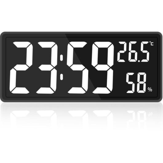 15cm digital wall display, temperature and humidity, foldable stand
