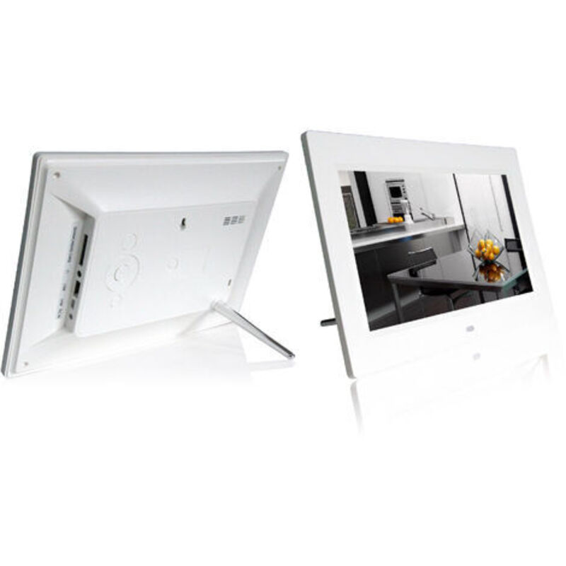7.5-inch digital photo frame with FHD 768 x 1024 IPS large screen, calendar, alarm clock, digital photo frame, photo player, video, music