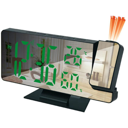 Large digital wall clock with easy-to-read numbers for seniors