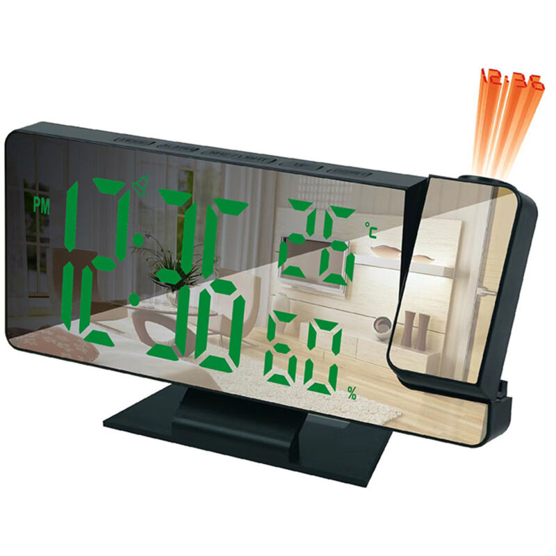 Large digital wall clock with easy-to-read numbers for seniors