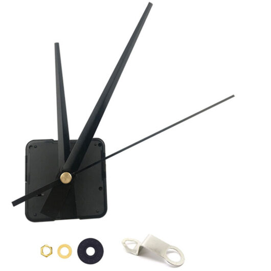 Quartz clock movement, large silent electronic clock movement, metal hands